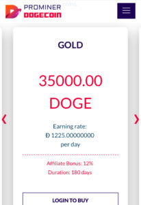 Prominers-doge gold page